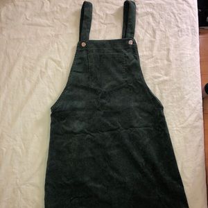 Green Overall Dress